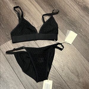 Black Kith Logo intimate Set